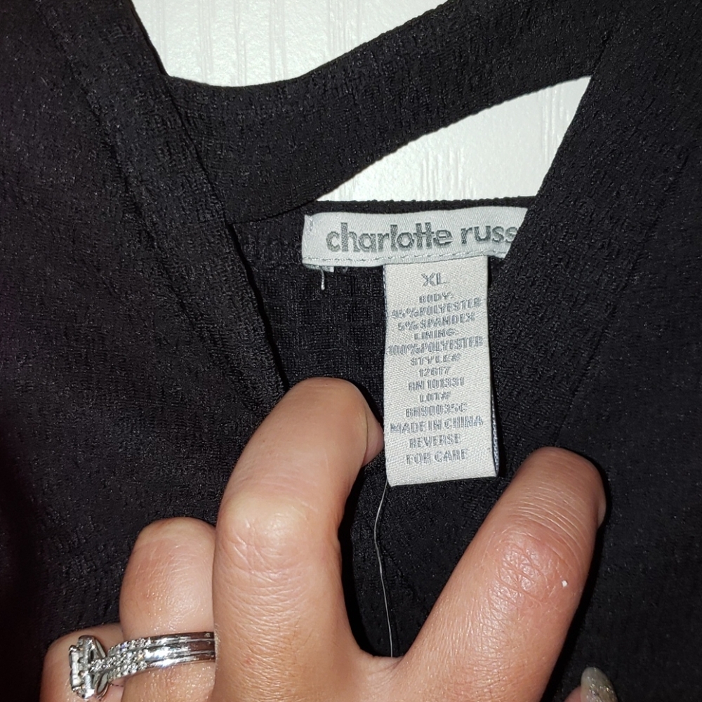 Charlotte Russe Black party dress - Picture 8 of 9